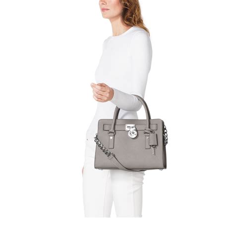 michael kors hamilton grau|michael kors hamilton leather.